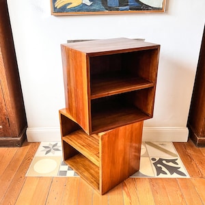 A Pair Of French Modernist Bedside Tables / Shelves (Circa 1930s)