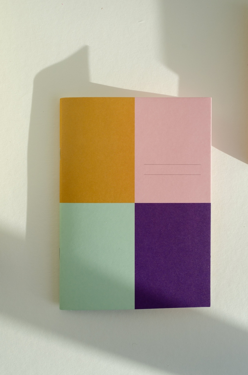 Notizheft Color Block / DIN A5 / Naturpapier Bild 2