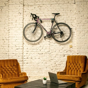 Wall Bike Rack / Bike Hanger / Bike Holder / Bike Shelf / Bike Stand / Hanging bike system / Metal Bike Rack / Hanger Cushioning rubber