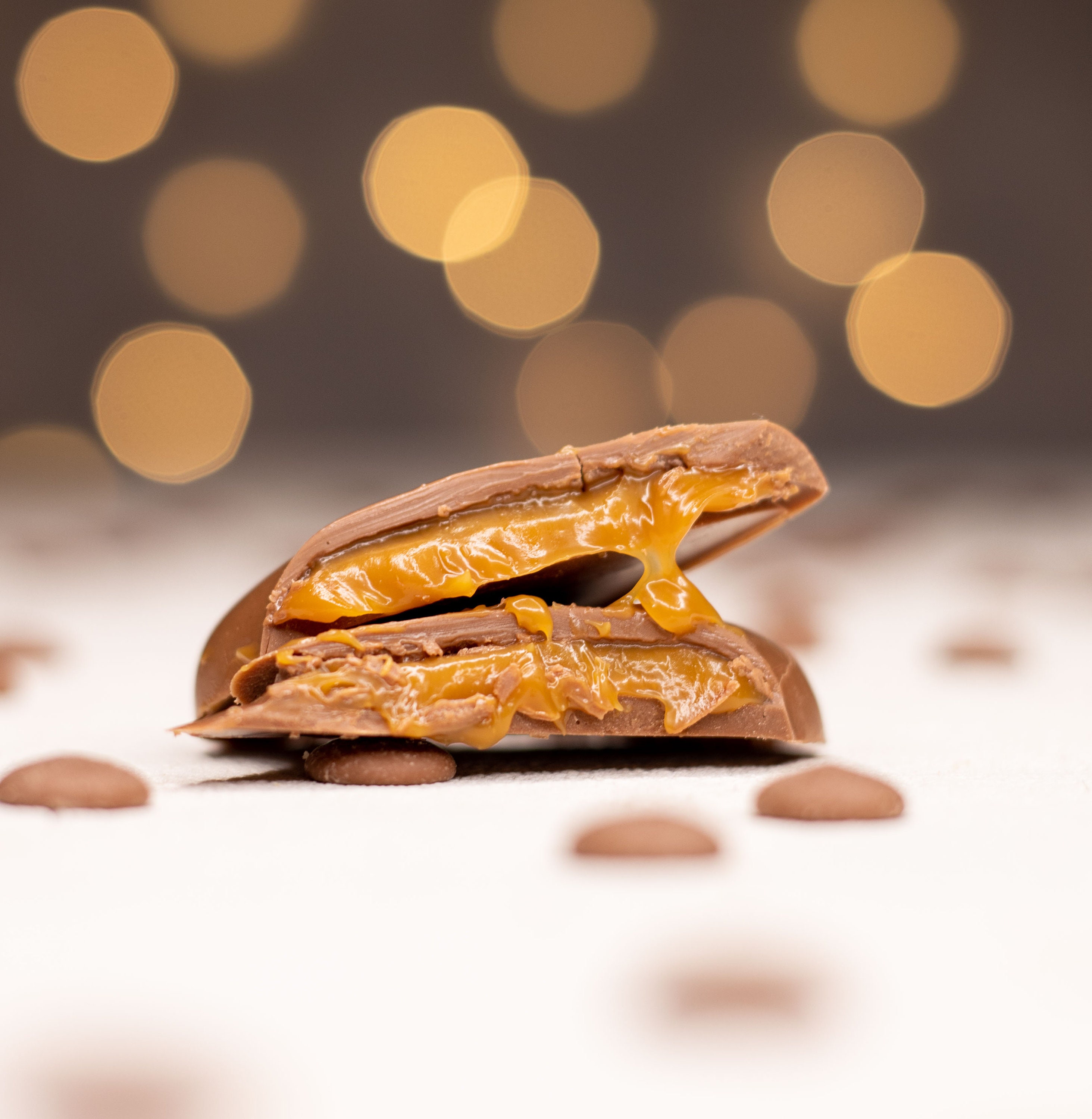 Mini Salted Caramel Filled Belgian Milk Chocolate Heart Etsy