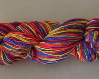 hand dyed sock yarn - stripes