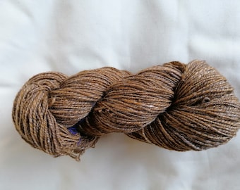 hand-spun wool with silk