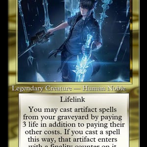 Final Fantasy Commander Noctis, Prince of Lucis Playtest-proxydeck