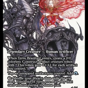 Terra Branford Final Fantasy VI/6 Commander Deck Nonfoil Foil Numéro de série