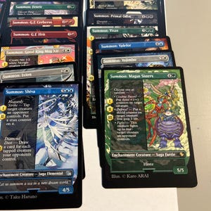 Final Fantasy Enchantment Creature — Saga Magic the Gathering-kaarten Folie #'d/16
