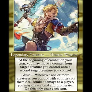 Baraja de comandante de Final Fantasy Tidus