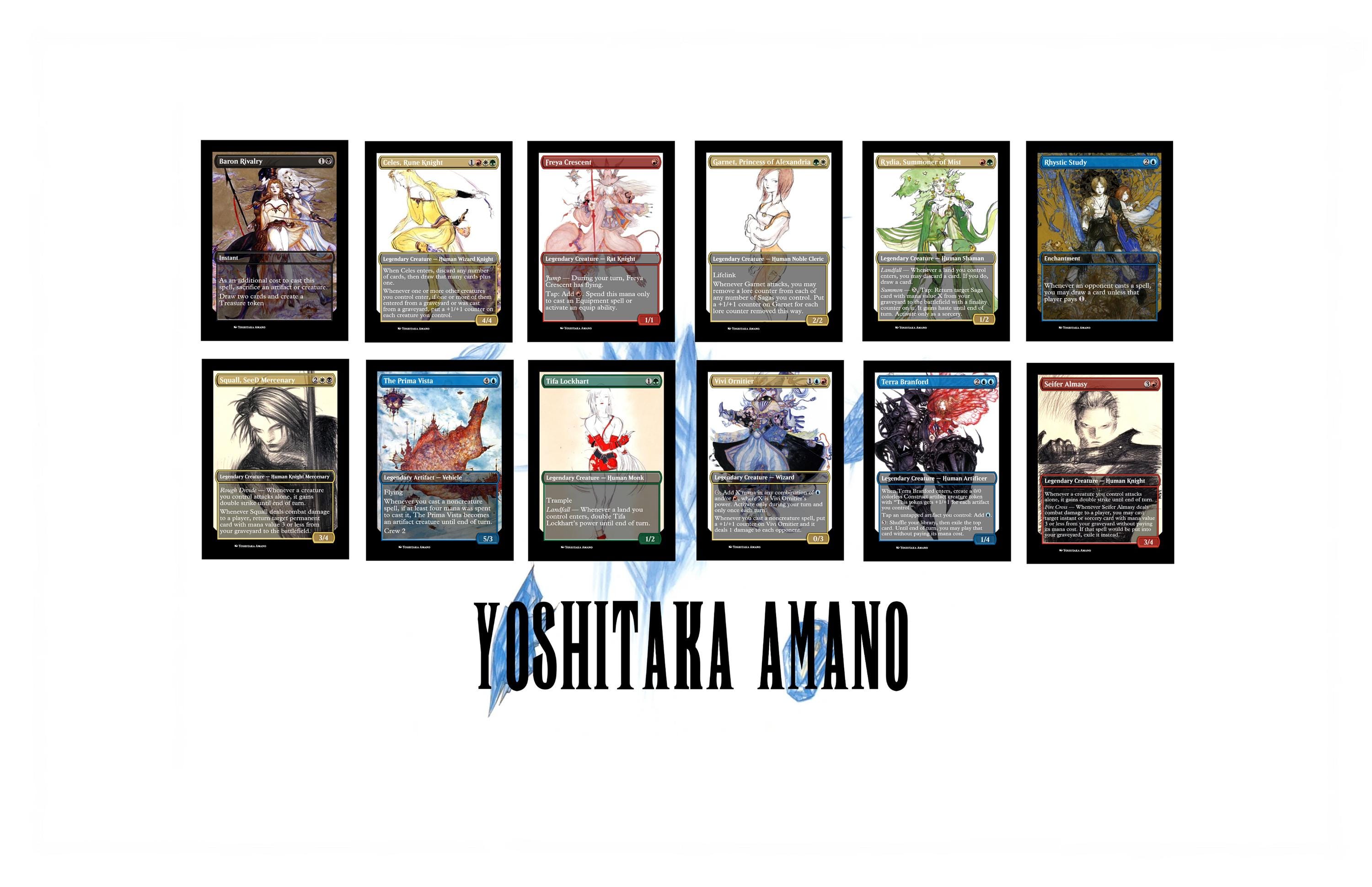 Final Fantasy Card Sleeves - Etsy