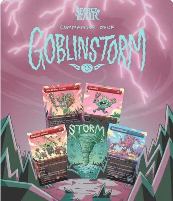 Proxy Goblin Storm Deck: 108 Cards, Non-foil/foil Available - Etsy