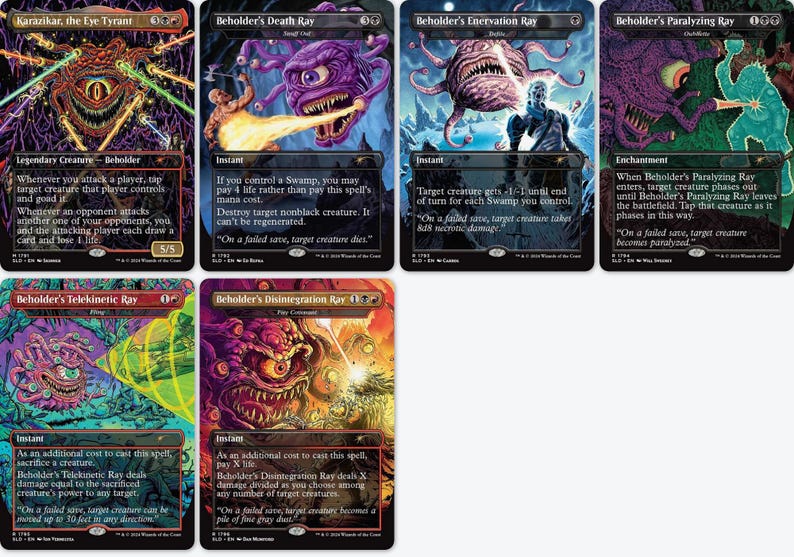 Dnd MTG Secret Lair Bundle 67 Cards - Etsy