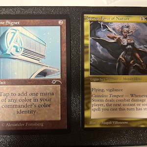 Storm, Force of Nature Foil Full Borderless Metal Proxy for Storm, Force of Nature Foil Full Borderless Metal Proxy for