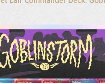Mazzo proxy Goblin Storm: 108 carte, disponibile in versione non foil/foil