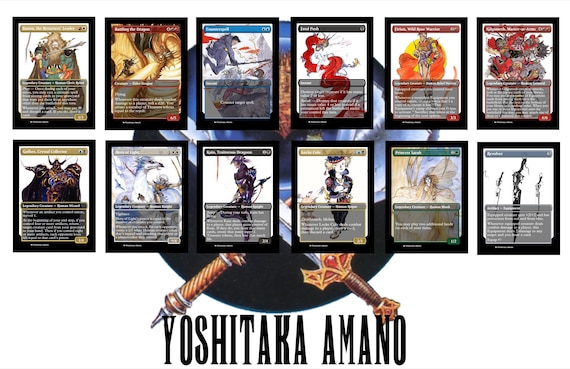 All AMANO Only AMANO Final Fantasy Magic the Gathering Cards - Etsy All AMANO Only AMANO Final Fantasy Magic the Gathering Cards - Etsy