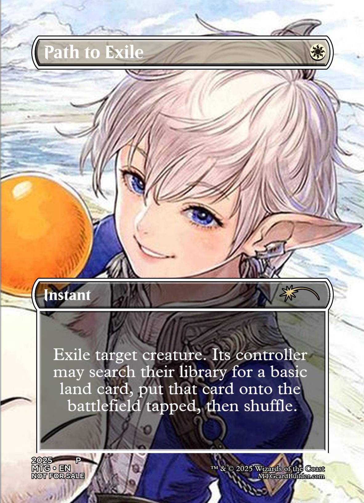 Proxy Final Fantasy XIV Foil Promo Cards: Swords to Plowshares