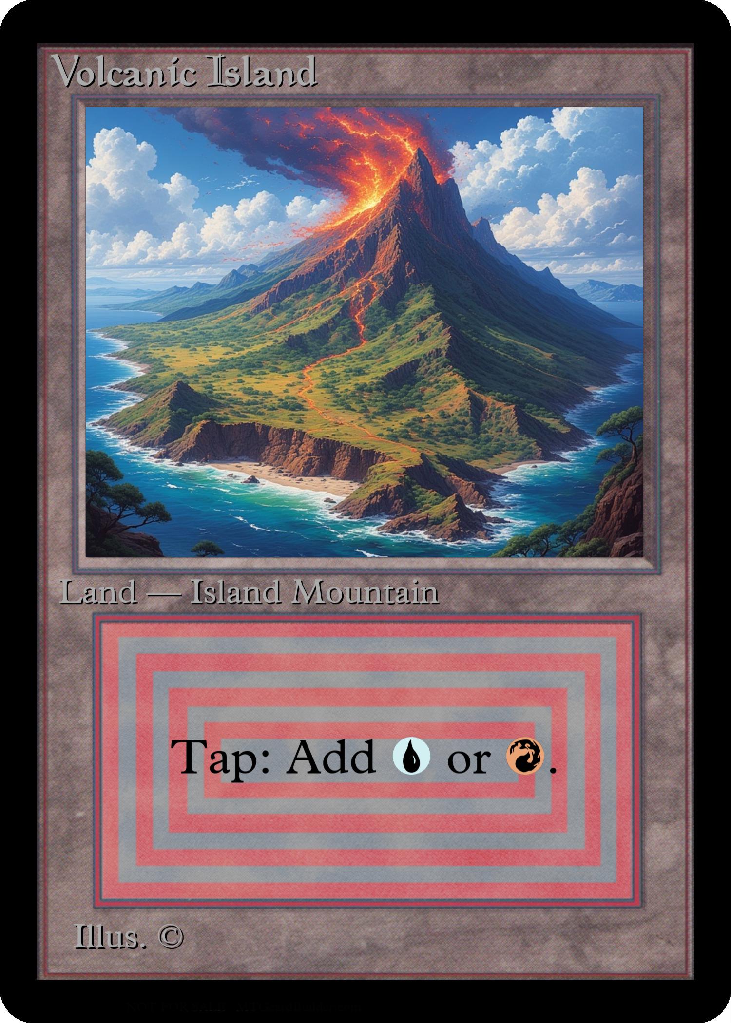 Dual Lands Originale - Set Di 10 Art/Playtest Personalizzati - Foto 9