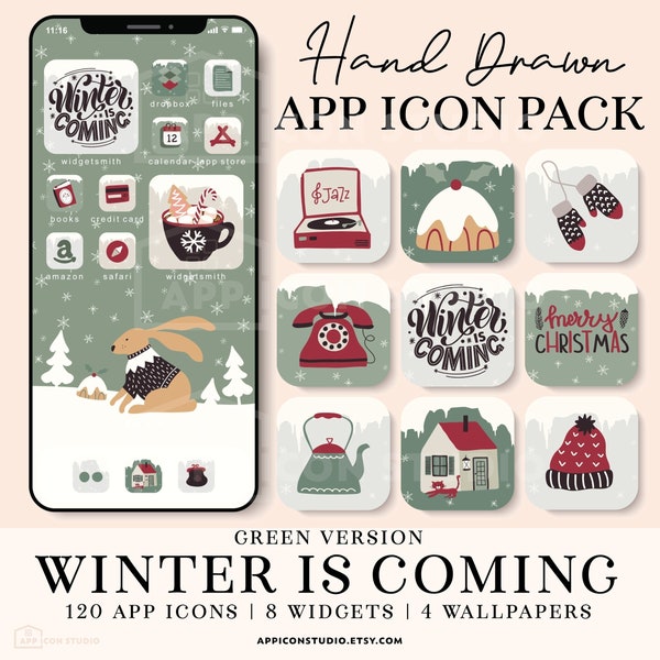 Ios 14 Icons Christmas - Etsy