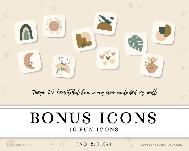 Boho App Icons Iphone Ios 14 Hand Drawn Theme Bohemian Aesthetic Iphone Beige Aesthetic Home Screen App Icon Pack Ios 14 Boho Icon Drawing Illustration Art Collectibles Erfuntahmasbi Ir