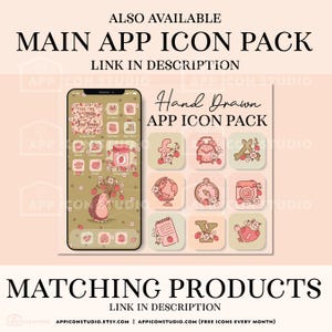 Strawberry App Icon Pack for iPhone and Android Phone Strawberry Wallpapers Cute Phone Wallpaper Custom Pink Aesthetic iOS Icons by App Icon Studio, by AppIconStudio