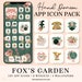 Hand Drawn iOS 14 Icons iPhone Icons, Handdrawn App Icons Green Floral App Covers, Fox Highlight Icon Pack, Pink Wallpaper App Icon, 210126 