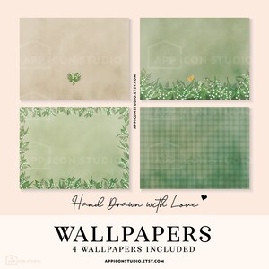 This Green Flowers App Icon Pack comes with Icons, Widgets and Wallpapers. Use it to customize your Home Screen and to create a whole new look of your device. An easy to understand Installation Guide with Images is included.