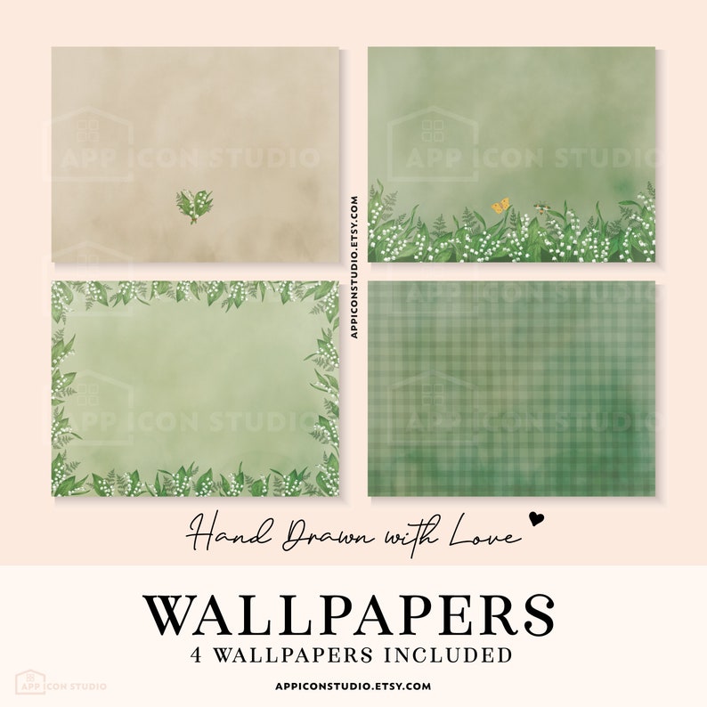 This Green Flowers App Icon Pack comes with Icons, Widgets and Wallpapers. Use it to customize your Home Screen and to create a whole new look of your device. An easy to understand Installation Guide with Images is included.