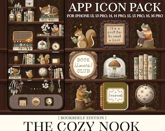 Tema de iPhone: Dark Academia: íconos y fondo de pantalla (iOS), 251008bk