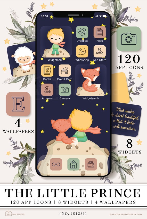 The Little Prince App Icon Pack Cute App Icons For Iphone - Etsy