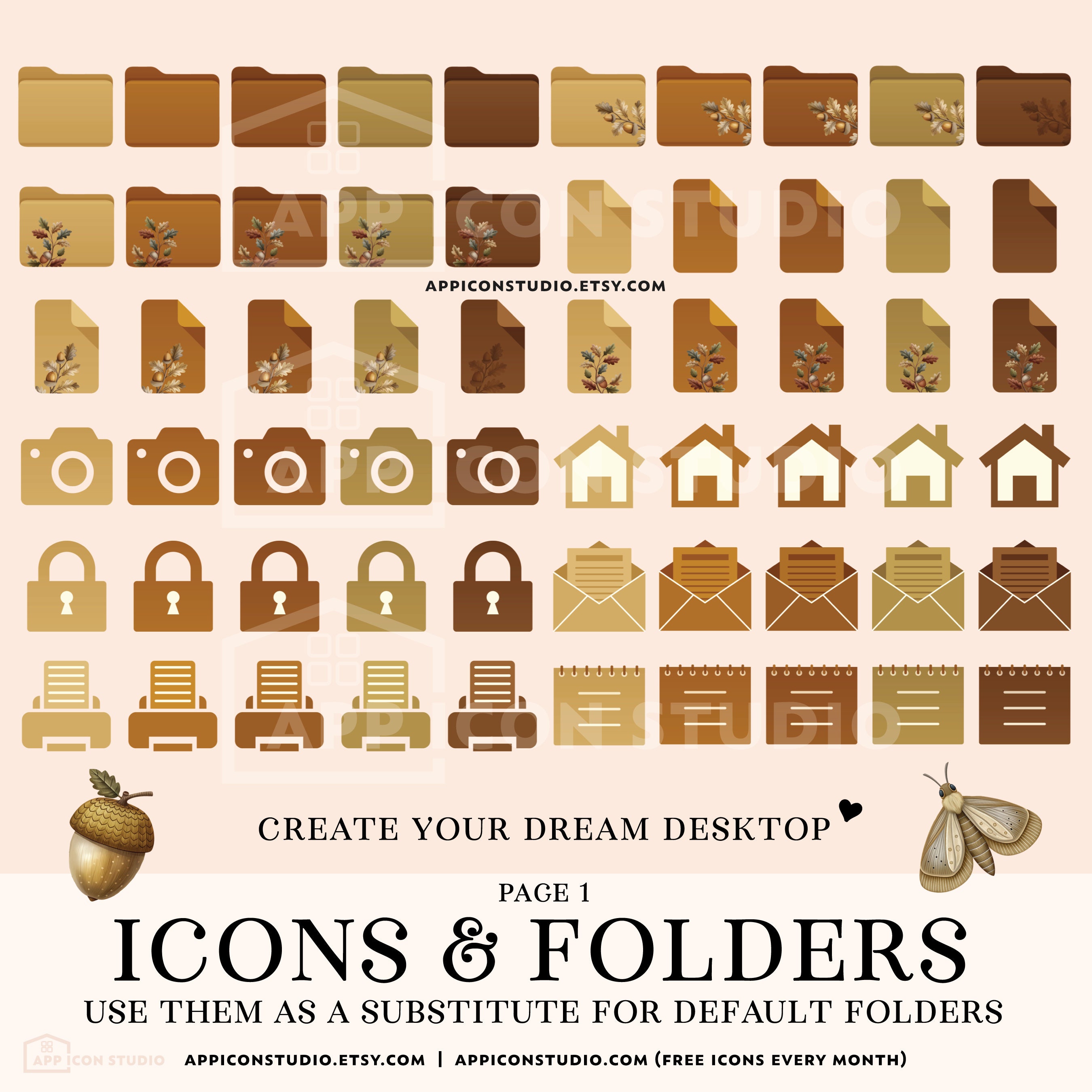 Mac Desktop Icons Fall Moodboard Cute Computer Icons and Wallpapers ...