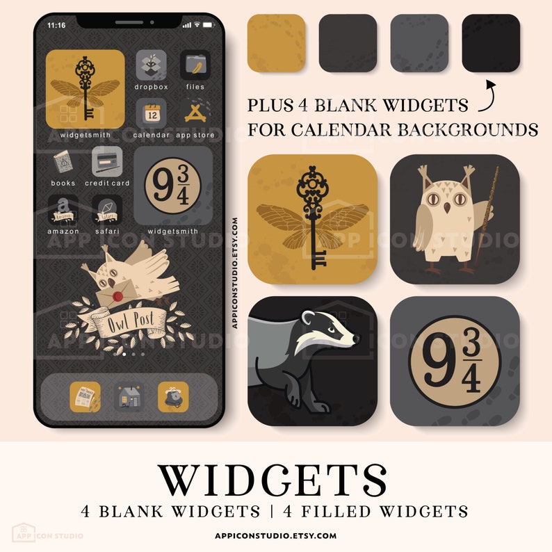 Wizard Ios Wizard iPhone App Icons, Yellow Wizarding Ios Icons, Android App Icons ...