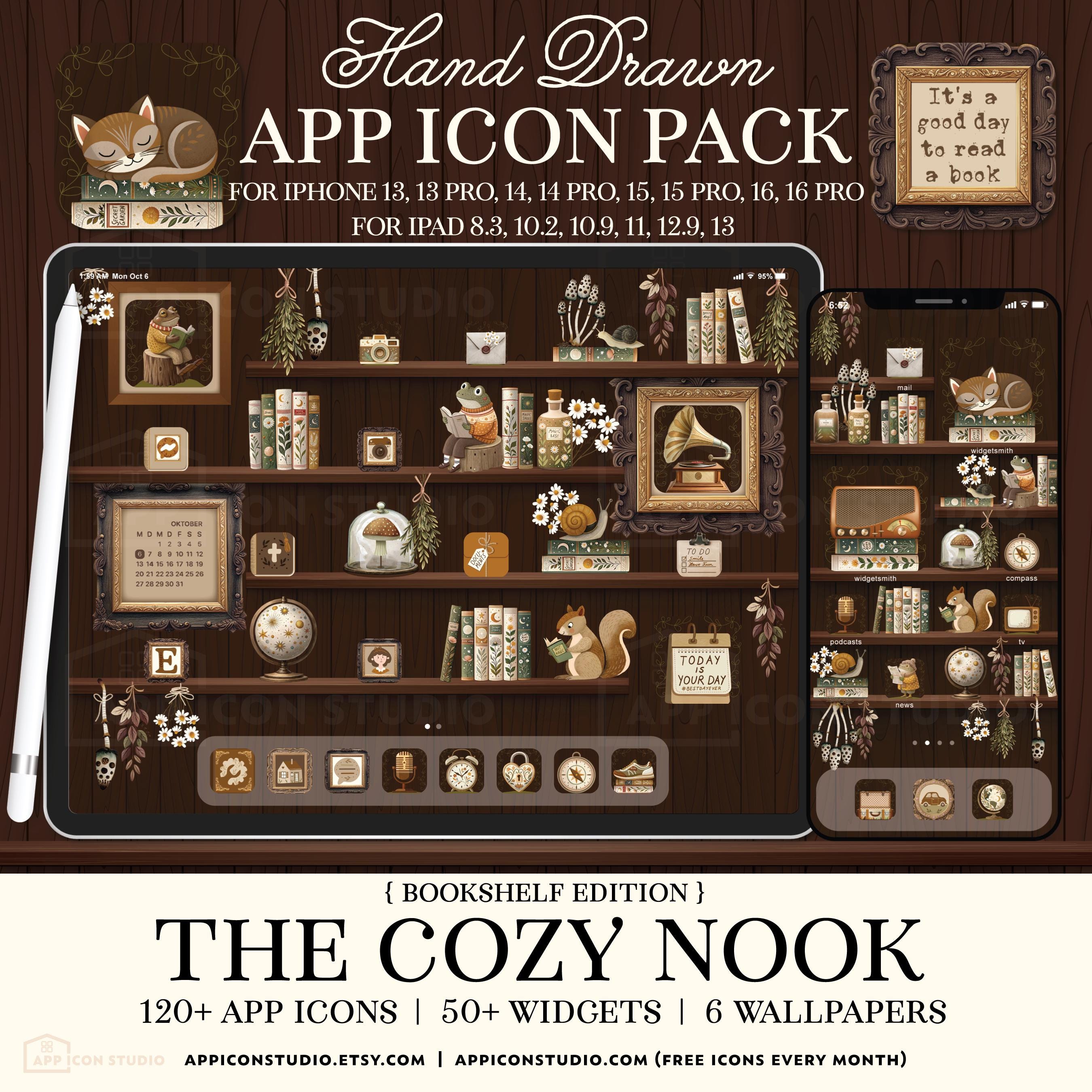 Ios 14 Theme Cottagecore Icons Ios App Icon Green iPhone Android Aesthetic  Home Screen, Widget App Cover, IG Social Highlight Icon, 230428 - Etsy, image size:2700x2700