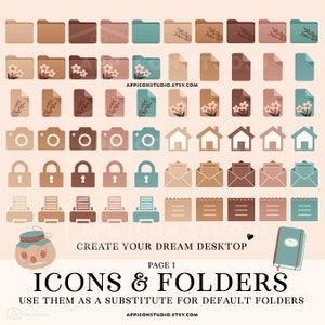 Vintage Kitchen Cottagecore Desktop Organizers, Folders and Hand Drawn Folder Icons for your Mac or Windows Desktop to customize your Computer! This hand drawn Wallpaper Organizer Bundle creates a new look of your Desktop and keeps you organized!