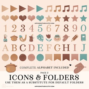 Kitchen Aesthetic Desktop Organizers, Folders and Hand Drawn Folder Icons for your Mac or Windows Desktop to customize your Computer! This hand drawn Wallpaper Organizer Bundle creates a whole new look of your Desktop and keeps you organized!