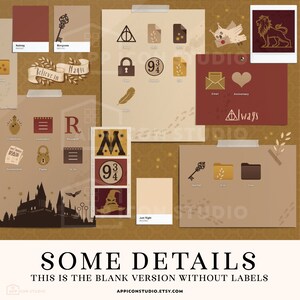 Functional Wizarding Mac Wallpaper and Mac Folder Icons for your Mac or Windows PC to customize your Desktop! This hand drawn Wizard House Wallpaper Organizer Bundle creates a whole new look of your Desktop and keeps you organized! HP