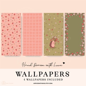This Strawberry Aesthetic App Icon Pack comes with hand drawn Icons, Widgets and Wallpapers. Use it to customize your Home Screen and to create a whole new look of your device. An easy to understand Installation Guide with Images is included.
