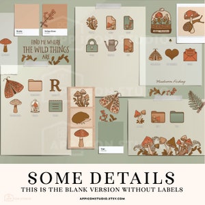 Cottagecore Folder Icon Desktop Icon Pack Mac Wallpaper Folder Icons Computer Organizer Fall ...