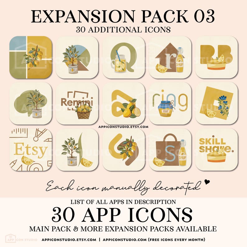 App Icons for Summer iOS Lemon Aesthetic Yellow iPhone Icon Pack Phone Wallpapers Widgets Cute App Covers Blue Android Background Fruit Theme Samsung Phone Aesthetic Summer Wallpaper Cute Background Light Blue and Yellow Lemonade Theme for Summer by App Icon Studio, by AppIconStudio