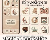 Neutral App Icons Bookish iOS Icon Pack Bookcore Phone Theme Custom iPhone Icons Aesthetic Bookstagram Widget Reading Icon Android, 250805e1