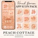 Peach iOS 14 Icons, Cottagecore Peach App Icons, Summer Aesthetic iOS14 Icons, Peach App Covers, Highlight Icons, App Icon Bundle, 210608 