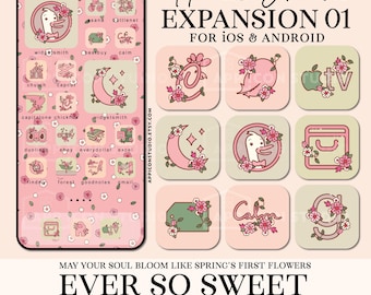 App Icons Light Pink Aesthetic iPhone Theme iOS Icons App Icon Pack Phone Wallpaper iPhone Icon Pack Stylish Background Cute Phone, 250204e1