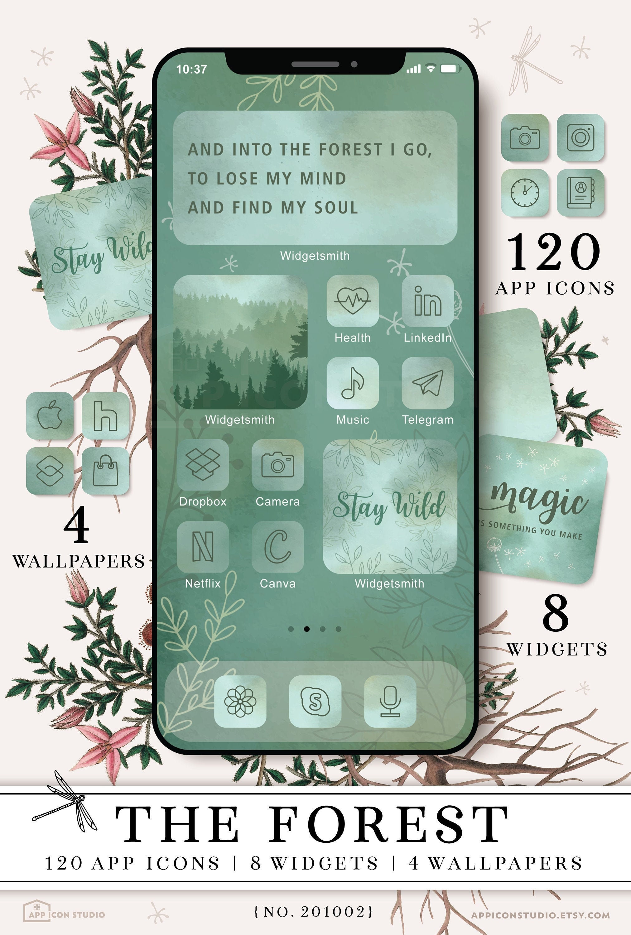Green Icons Ios 14 Icons Forest Android App Icon Green iPhone Icons Ios14  Icons App Covers IG Highlight Icons App Icon Bundle, 201002 - Etsy Israel, image size:2024x3000