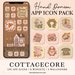 Cottagecore Aesthetic App Icons, iOS Icons, iPhone Icons, Cottagecore iOS 14 Icons App Covers, Social Highlight Icons, Cute Icons, 210405 