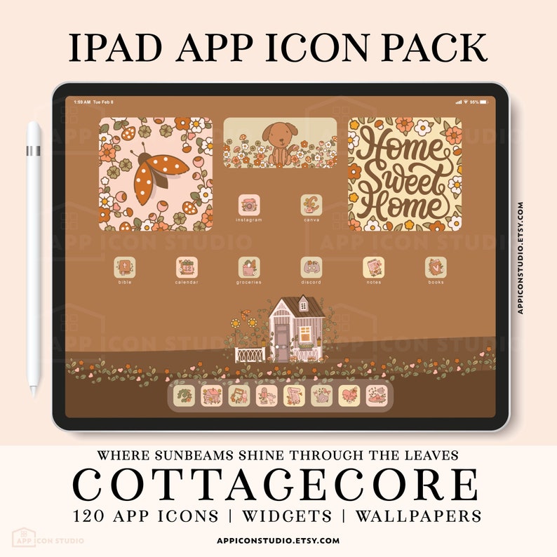 Ios 14 App Icons Cottagecore Aesthetics Icons Android Frog Cottagecore