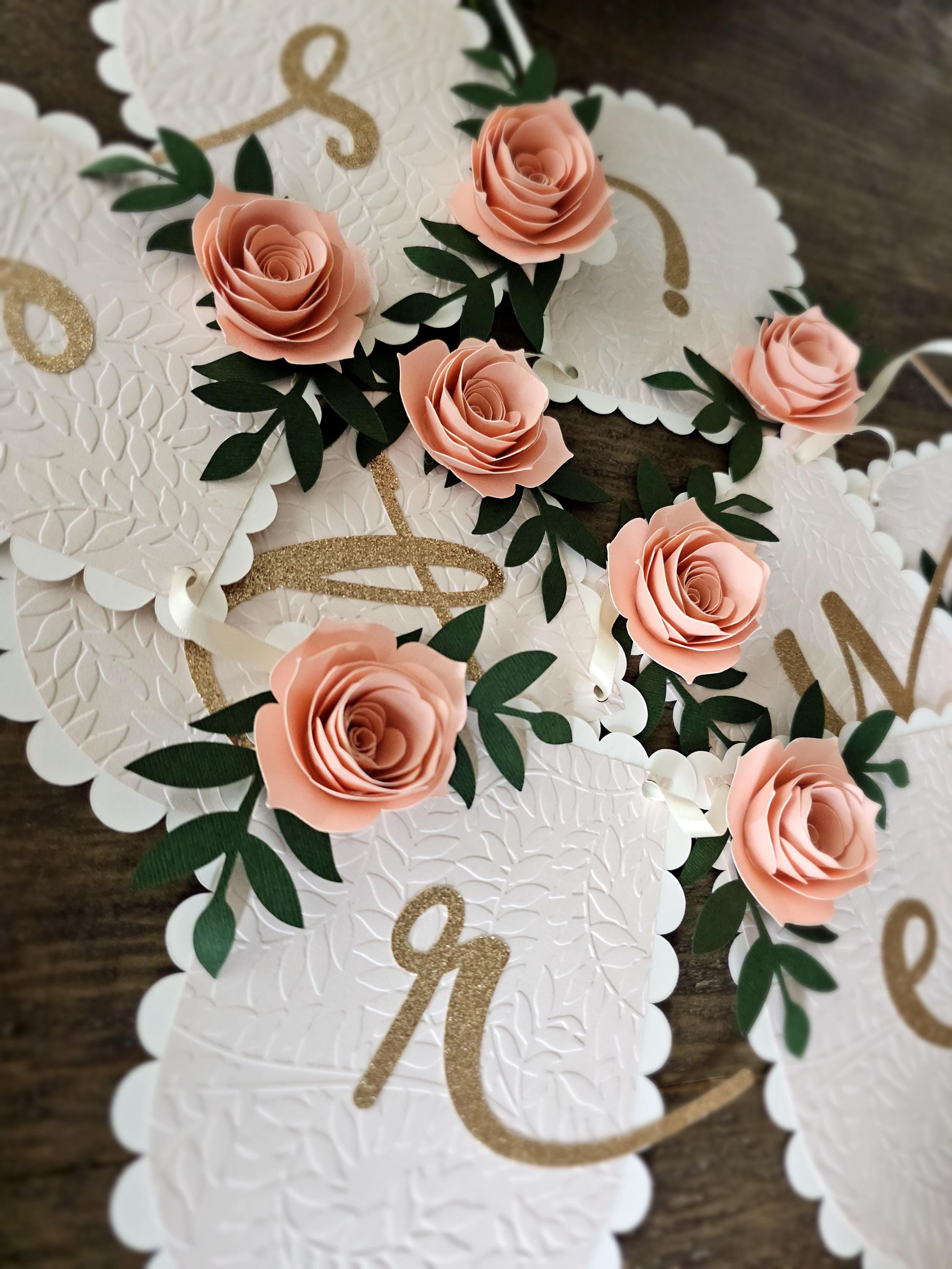 thumbnail interactive-video image 1 of 2 Personalized 800mm X 297mm Flower Birthday Banners – Custom Name, Age & Message – Pink Animal Theme 1 of 4
