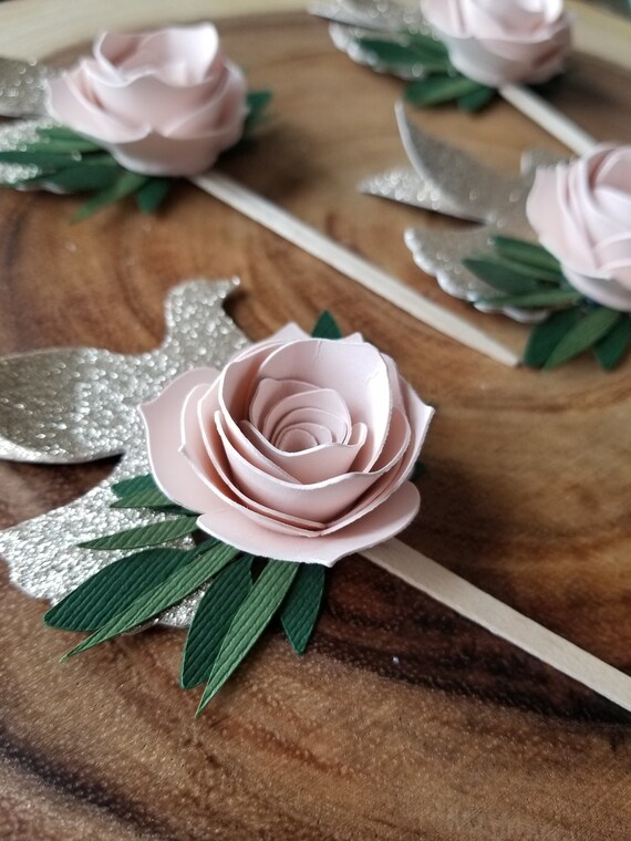 Dove Cupcake Toppers Baptism Cupcake Toppers Confirmation Etsy