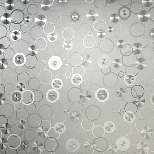 Bubble Decorative Static Cling Window Film