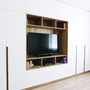 White Woodgrain Self Adhesive Wallpaper Interior Sheet