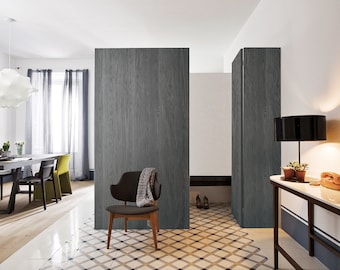Premium Real Panel Black Wood Self Adhesive Wallpaper Interior Film
