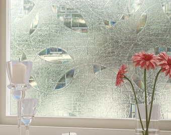 3D Oriental Privacy Static Cling Window Film