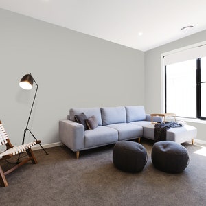 Warm Grey Plain Self Adhesive Wallpaper Interior Sheet