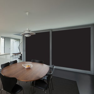 100% Blackout Static Cling Privacy Window Film No glue Block out window film