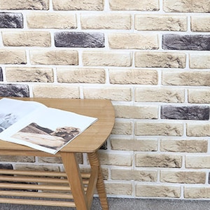 Terra 3D Peel and Stick Foam Brick Wall Panels Adesivi